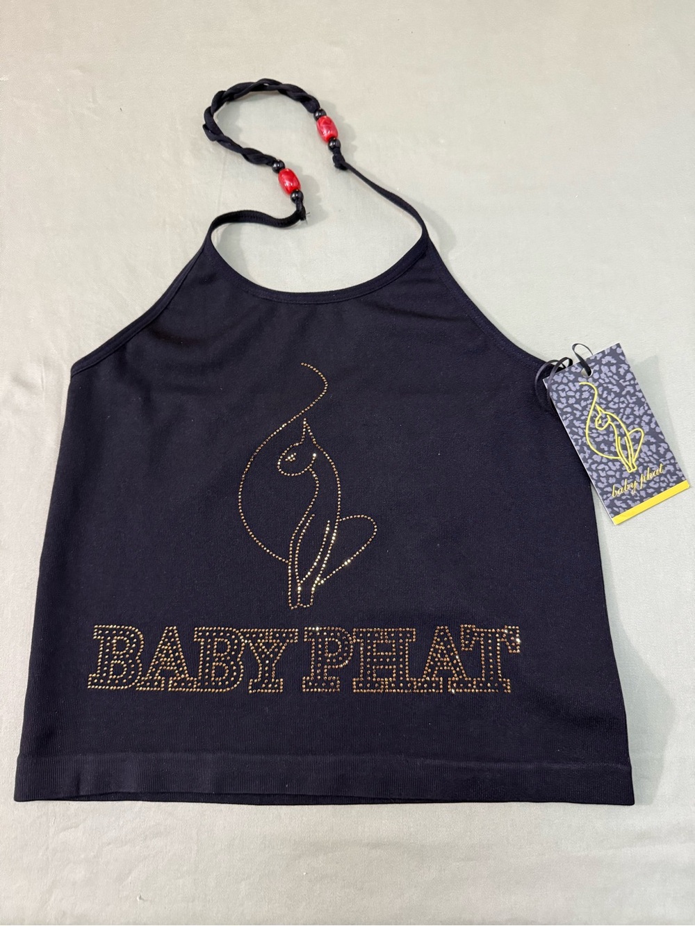 Baby Phat rhinestone cami/tank One Size,